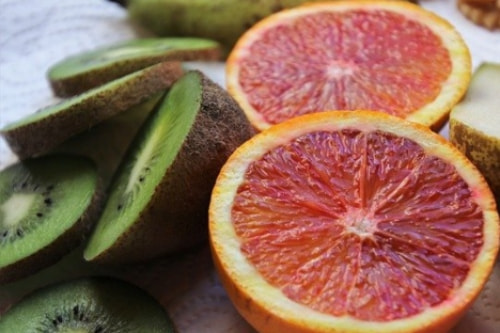 Citrus fruits and kiwi are sources of vitamin C