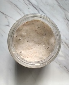 Sourdough bread is a healthy bread option that you can make at home with just 3 ingredients. The first step is making a sourdough starter.